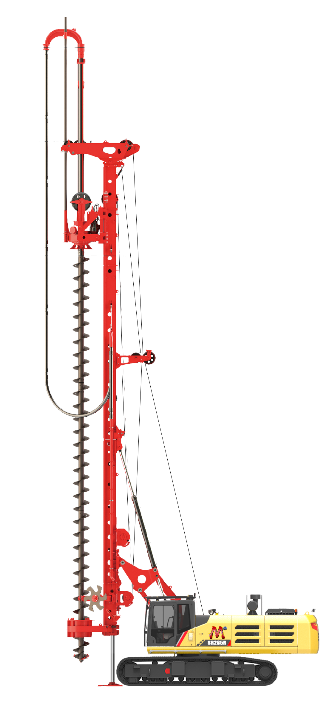 Sany SR285R-MIII Rotary Drilling Rig - Sany Piling Machinery